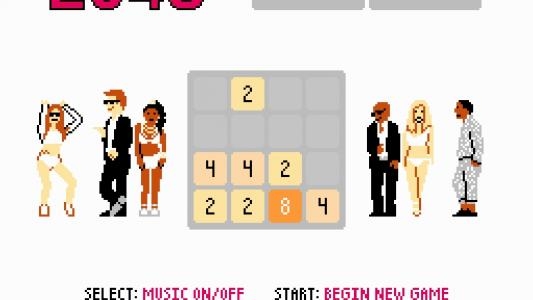 Blurred Lines 2048 screenshot