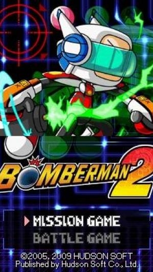 Bomberman 2 titlescreen