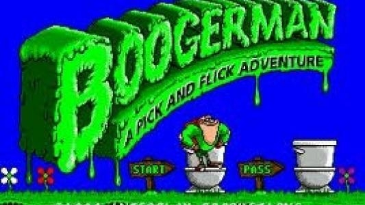 Boogerman: A Pick and Flick Adventure titlescreen