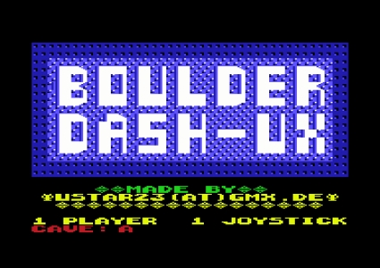 Boulder Dash UX