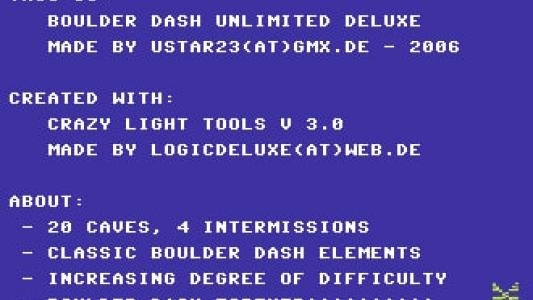 Boulder Dash UX screenshot