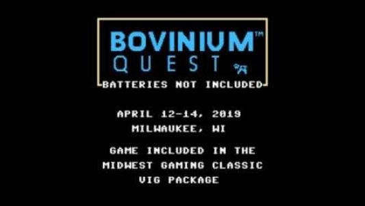 Bovinium Quest: Batteries Not Included titlescreen