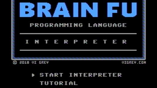 Brain FU Programming Language Interpreter titlescreen