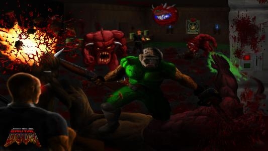 Brutal Doom fanart