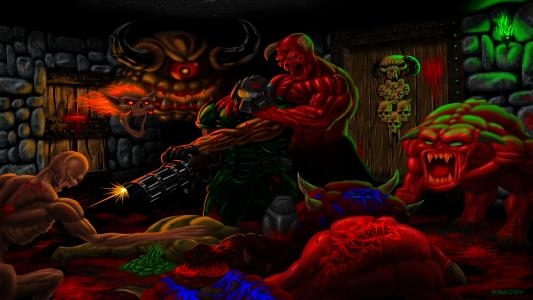 Brutal Doom fanart