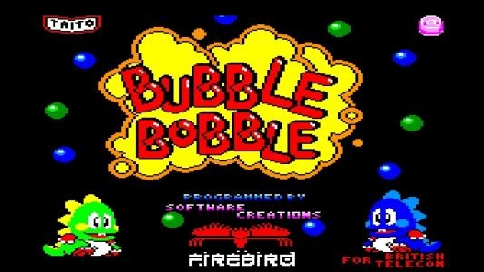 Bubble Bobble titlescreen