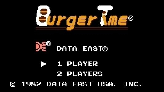 BurgerTime titlescreen