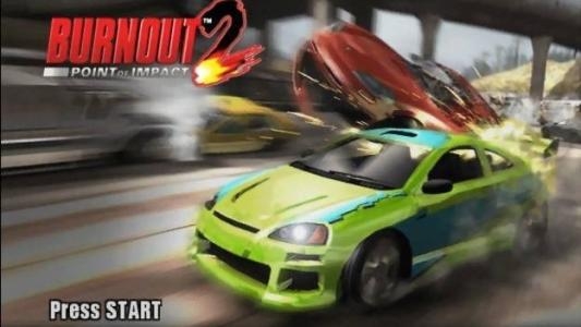 Burnout 2: Point of Impact titlescreen