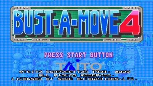 Bust-A-Move 4 titlescreen