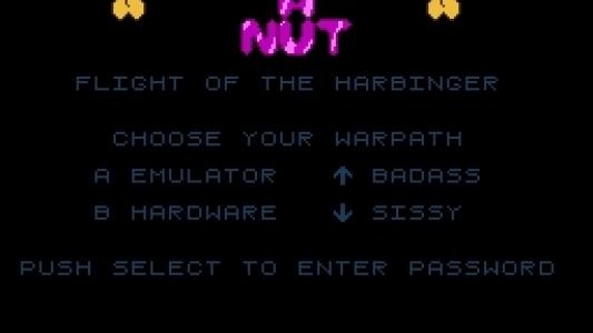 Bust A Nut: The Flight of the Harbinger titlescreen