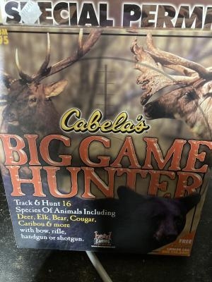Cabela's Big Game Hunter - Special Permit