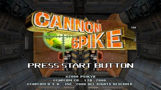 Cannon Spike titlescreen