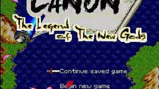 Canon - The Legend of the New Gods titlescreen
