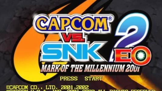 Capcom vs. SNK 2 EO titlescreen