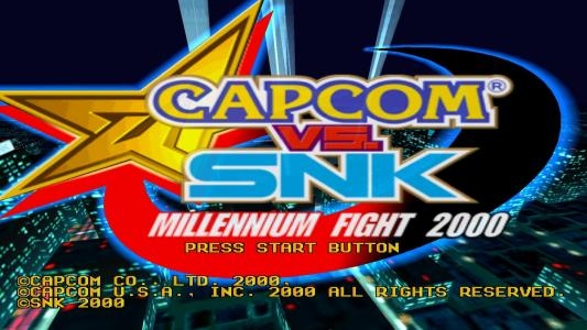 Capcom vs. SNK titlescreen