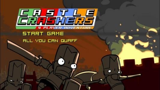 Castle Crashers titlescreen