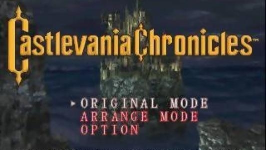 Castlevania Chronicles titlescreen