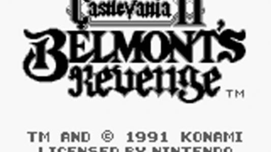 Castlevania II: Belmont's Revenge titlescreen