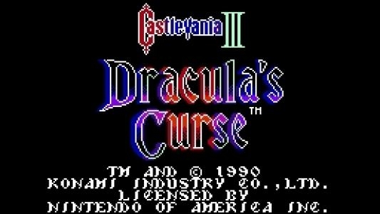 Castlevania III: Dracula's Curse (Improved Controls) titlescreen