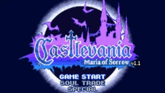 Castlevania: Maria of Sorrow titlescreen