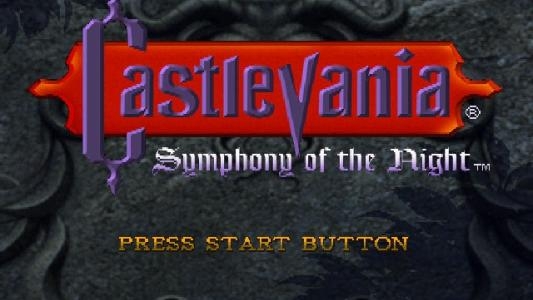 Castlevania: Symphony of the Night titlescreen
