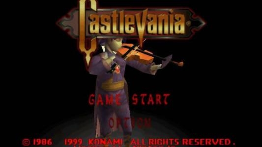 Castlevania titlescreen