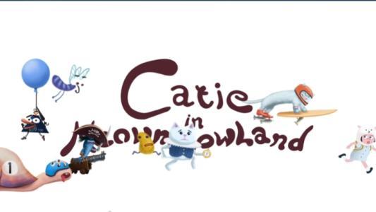 Catie in MeowmeowLand titlescreen