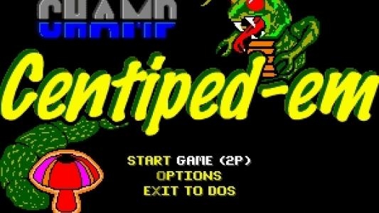 CHAMP Centiped-em titlescreen