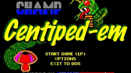 CHAMP Centipede titlescreen