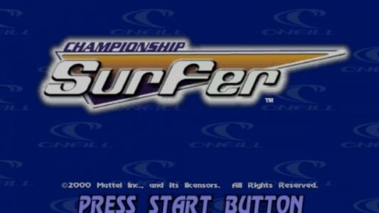 Championship Surfer titlescreen