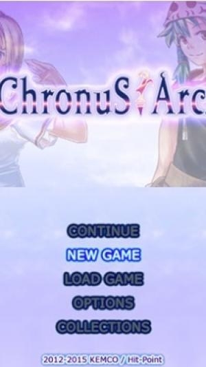 Chronus Arc titlescreen