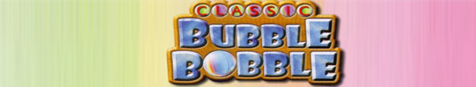 Classic Bubble Bobble banner