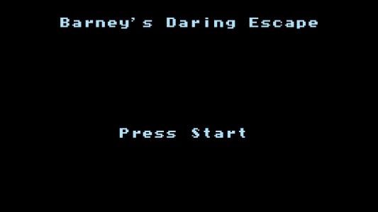 Closing In! Barney's Daring Escape titlescreen