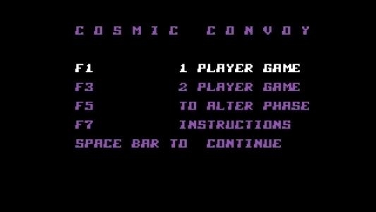 Cosmic Convoy titlescreen