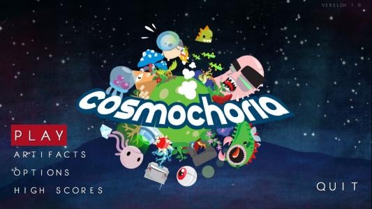 Cosmochoria titlescreen