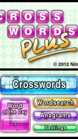 Crosswords Plus titlescreen