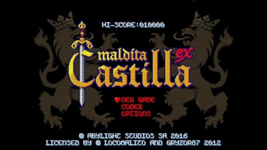 Cursed Castilla EX [Limited Edition] titlescreen