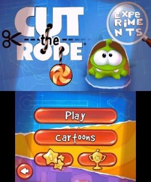 Cut The Rope: Triple Treat titlescreen