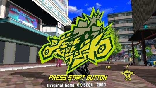 De La Jet Set Radio titlescreen