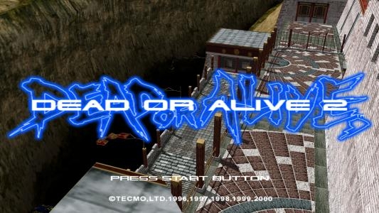 Dead or Alive 2 titlescreen