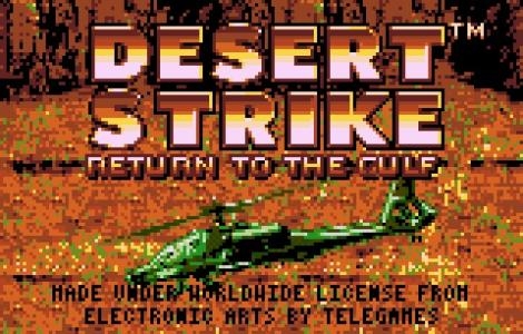 Desert Strike: Return to the Gulf titlescreen