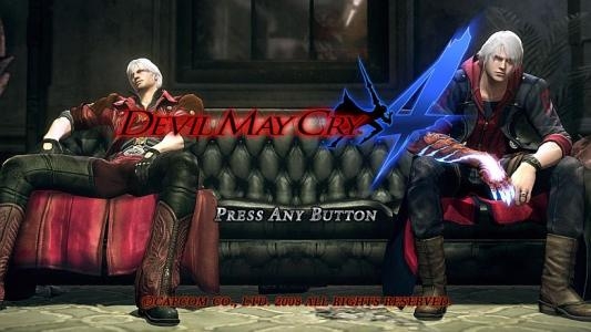 Devil May Cry 4 [Collector's Edition] titlescreen