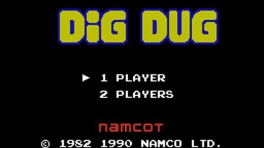 Dig Dug titlescreen