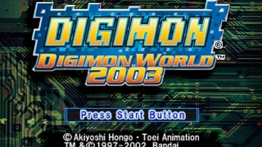 Digimon World 2003 titlescreen