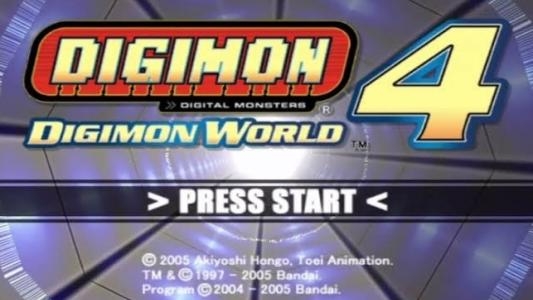 Digimon World 4 titlescreen