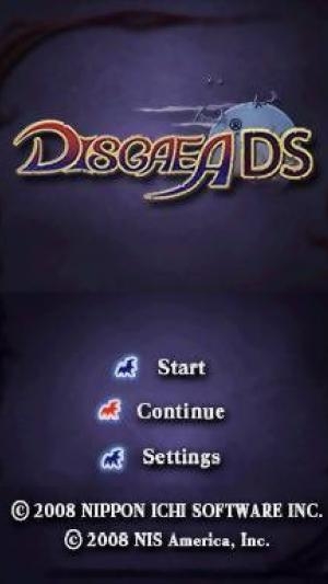 Disgaea DS titlescreen