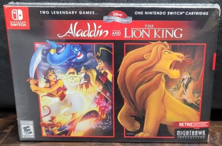 Disney Classic Games: Aladdin and The Lion King Retro Edition Box