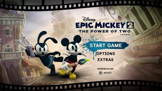 Disney Epic Mickey 2: Siła Dwóch titlescreen