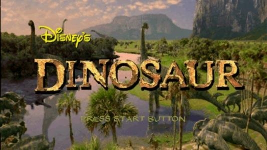 Disney's Dinosaur titlescreen