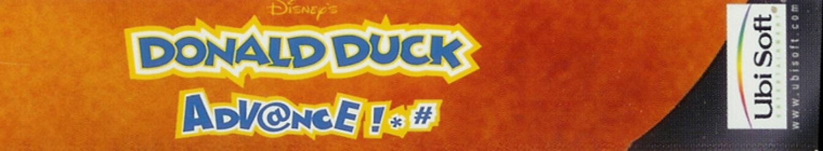 Disney's Donald Duck Advance banner